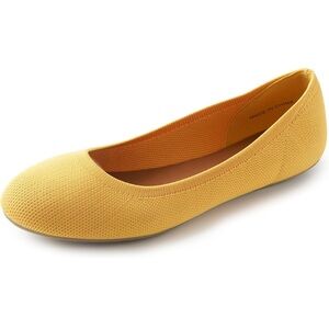 Yorindale Women's Yellow Ballet Flats